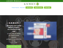 Tablet Screenshot of knwhy.com